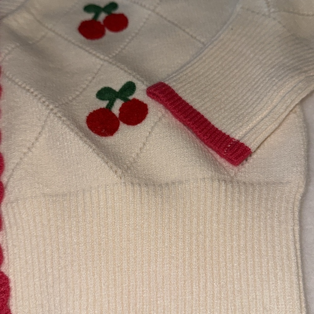 πππJessica Simpson 2025 Cherry cardigan πππ - Picture 2 of 11